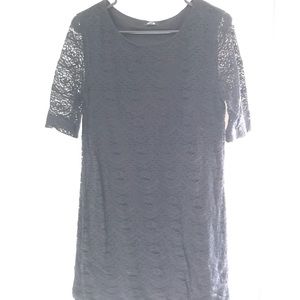 Black lace dress